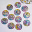 31mm Round Flat Zodiac Theme AB Beads-GG21