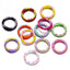 Hand PaintedMetal Round Buckle Keyring (20pcs)