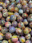 16mm Golden Oil Slick AB Beads