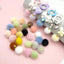 16mm Fuzzy Pendant Beads Mix-K10