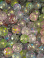 16mm Golden Color Splatter Beads Mix-E15