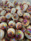 16mm Mandala Print Beads-V6
