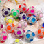 20mm Neon Circle Cristal Fancy Beads (5pcs)-T8