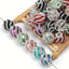 18mm Fancy Rectangle Rhinestone Swirl Beads