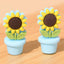 3D Sunflowers In Pot