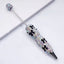 Silver Bow Tie Clay Rhinestone Beadable Pens
