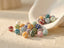 18mm Metal and Rhinestone Fancy Bead (5pcs)