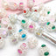 17mm Pearl and Oval Cat-Eye Fancy Bead Mix (5pcs)