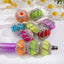20mm Neon Brights Diagonal Rhinestone Beads (5pcs)
