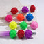 17mm Lotus Flower Bright Matte Beads