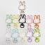 Bunny Ears Shaped Snap Clamp Keyrings (10Pc)