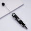 Bow Tie Clay Black Rhinestone Beadable Pens