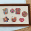 Soda Doted Acrylic Bead Shapes