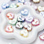 Wavy Heart Beads Mix-X7