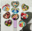 Princess Girls Acrylic Heart Shaped Beads