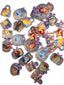 Princess Girls Acrylic Shaped Beads-CC24
