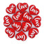 Love Heart Silicone Focal