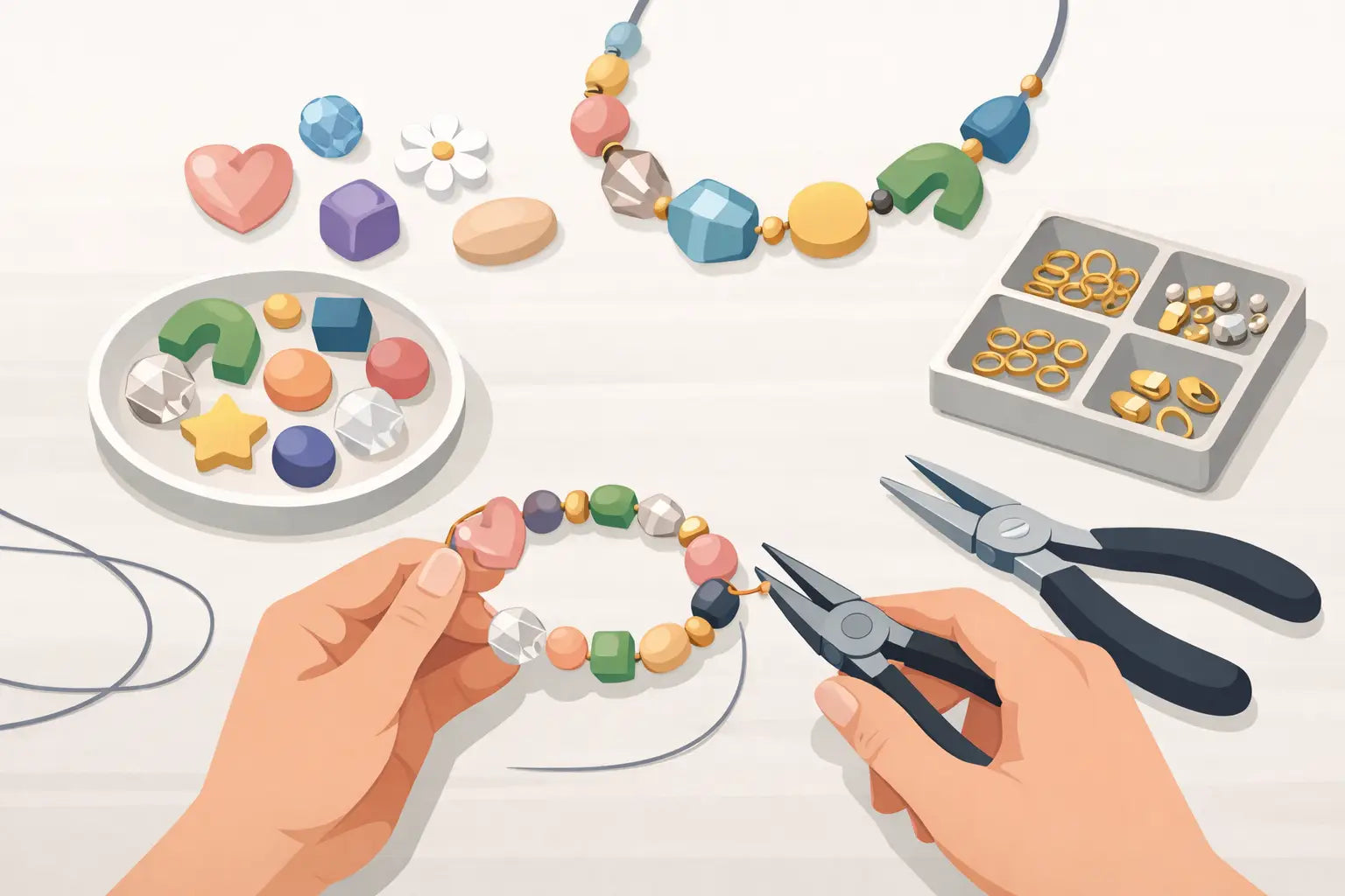How to Use Acrylic Shape Beads