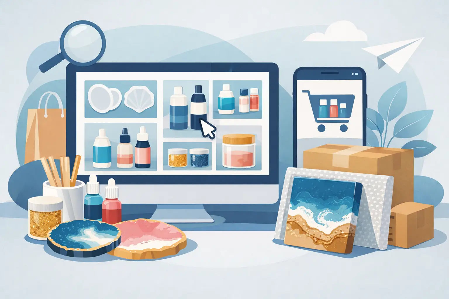 How to Shop Resin Art Supplies Online