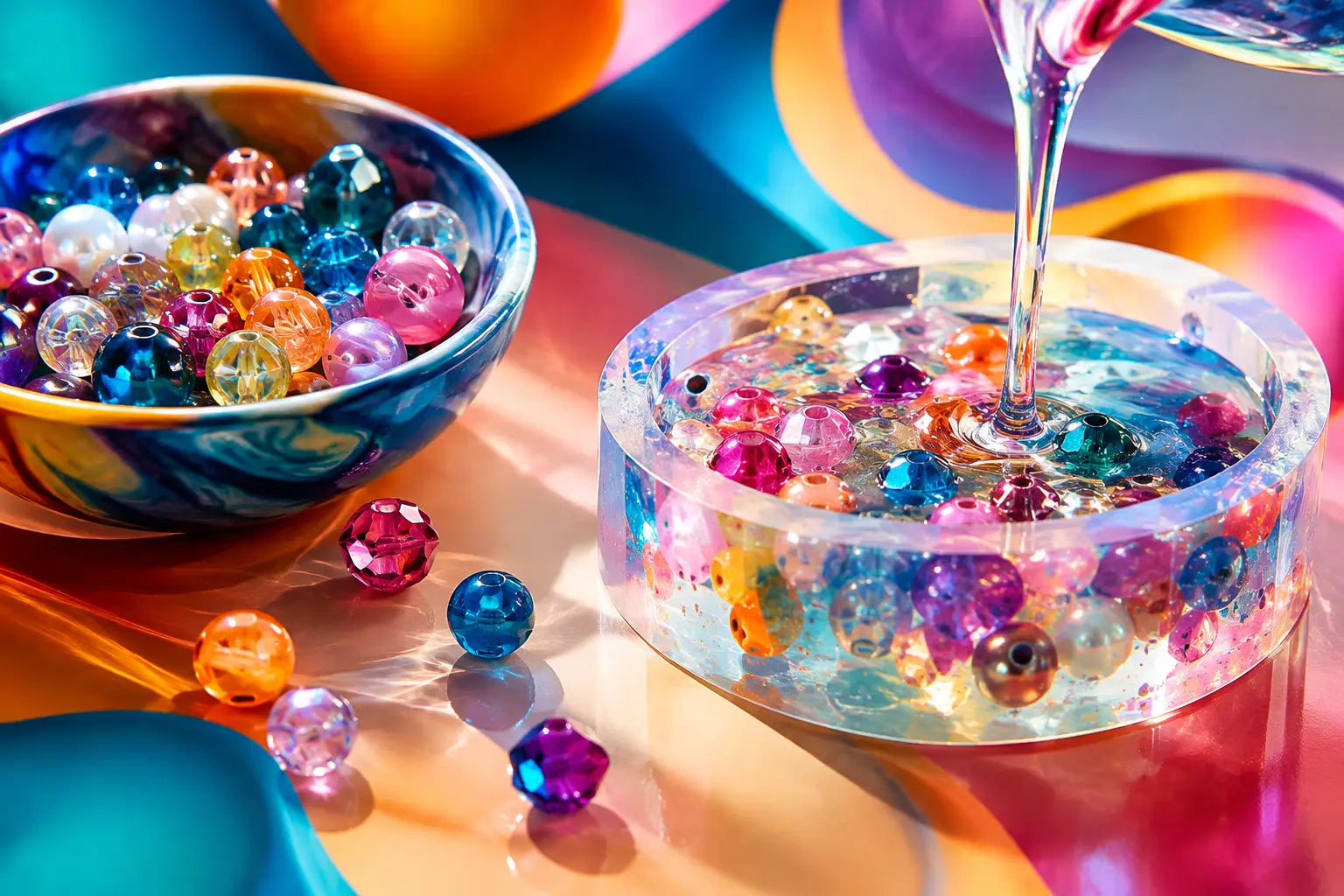 Can Acrylic Beads Go in Resin? Maker Tips