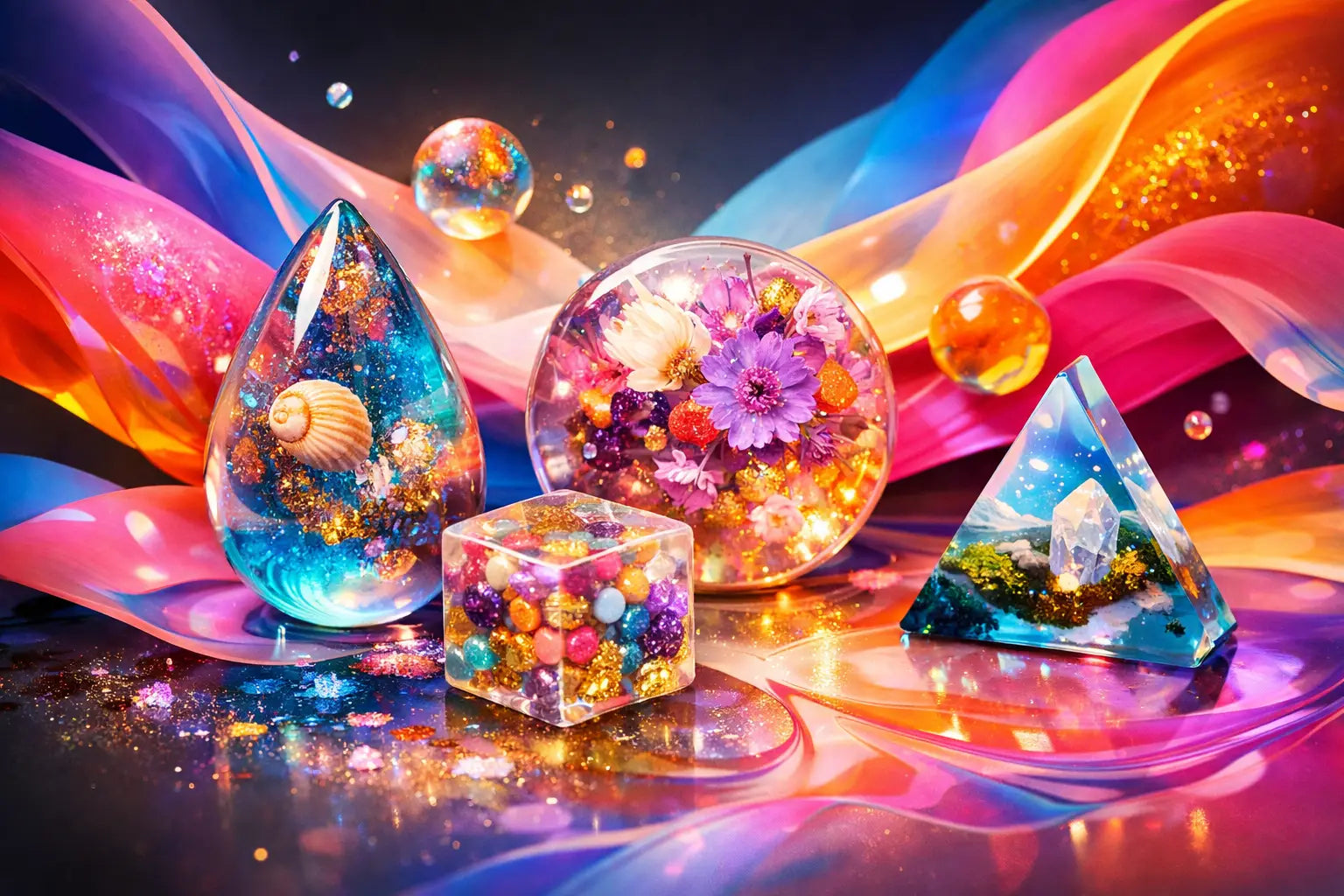 12 Resin Inclusion Ideas for Colorful Makes