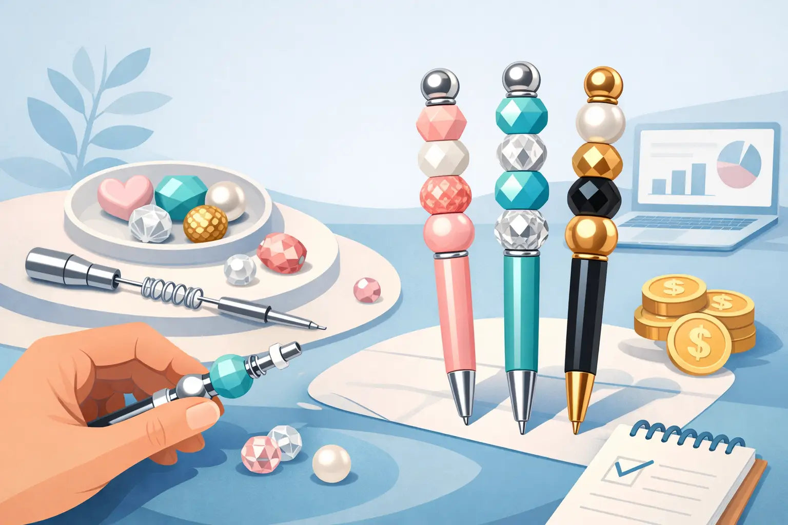 How to Make Beadable Pens That Sell
