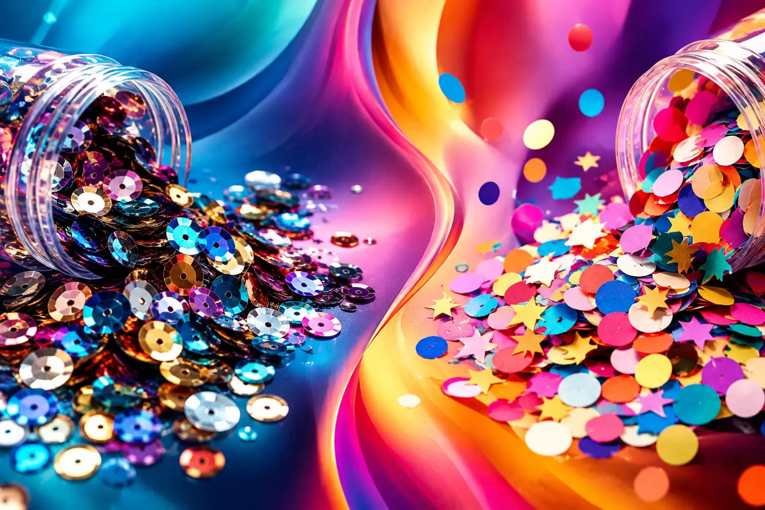 Shaker Sequins Versus Confetti Filler Compared