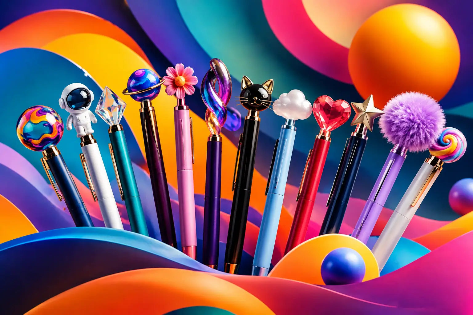 12 Pen Topper Design Examples to Make Pens Pop