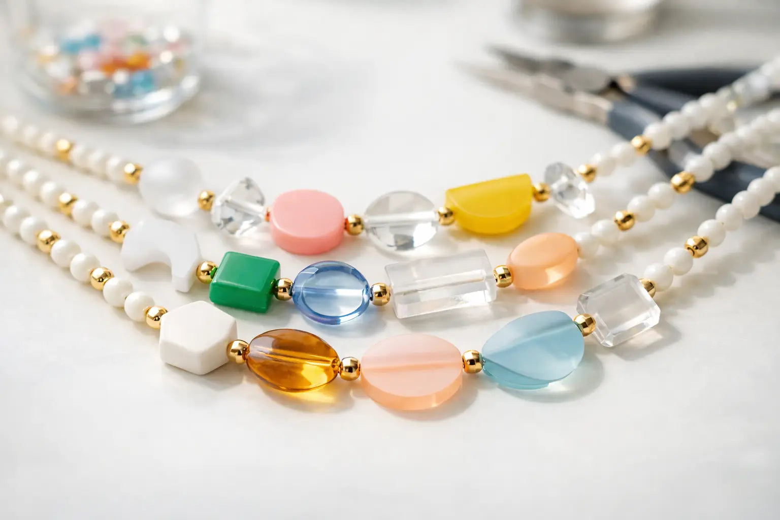 How to Layer Acrylic Shape Beads Right
