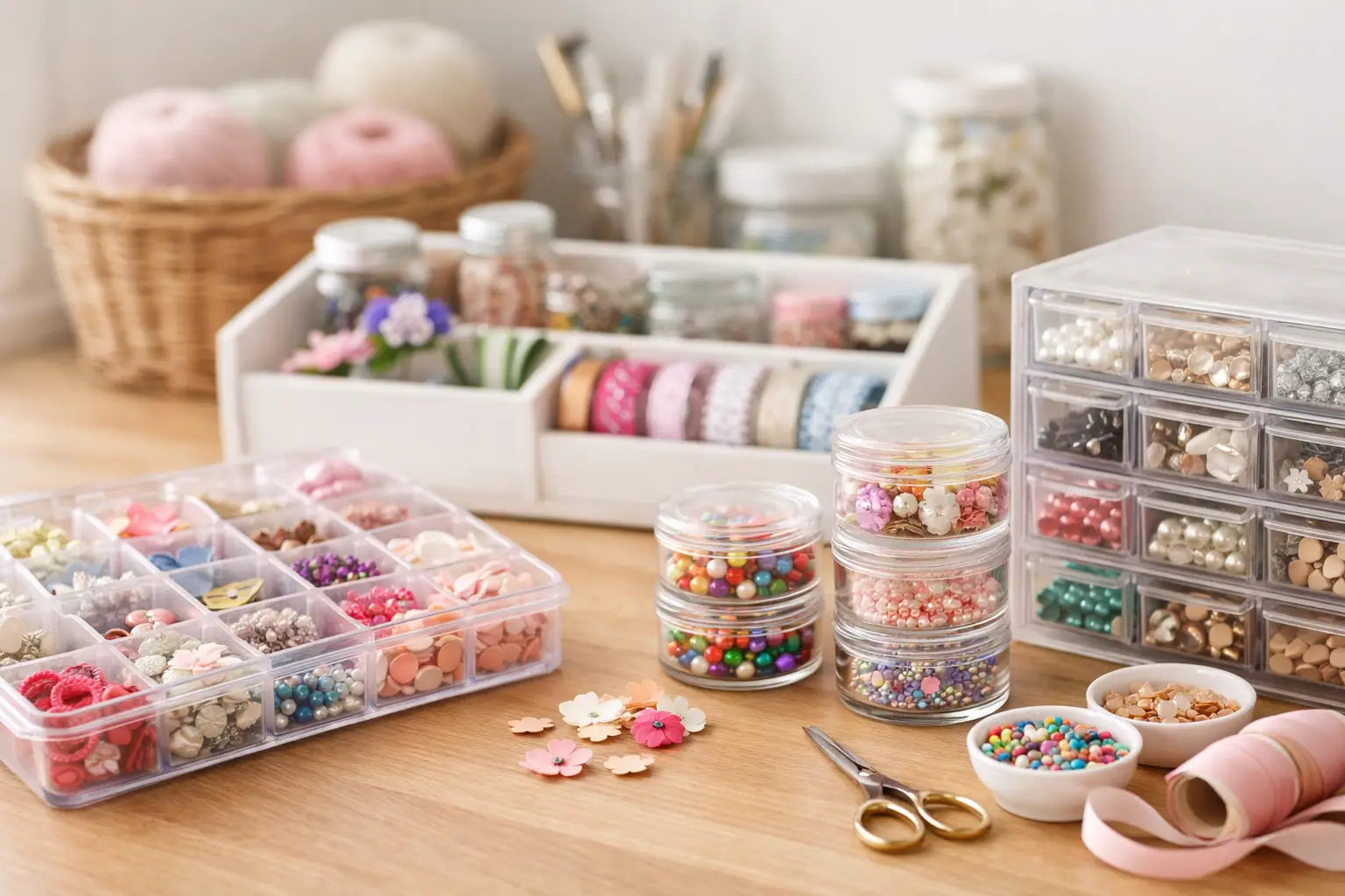 How to Organize Craft Embellishments