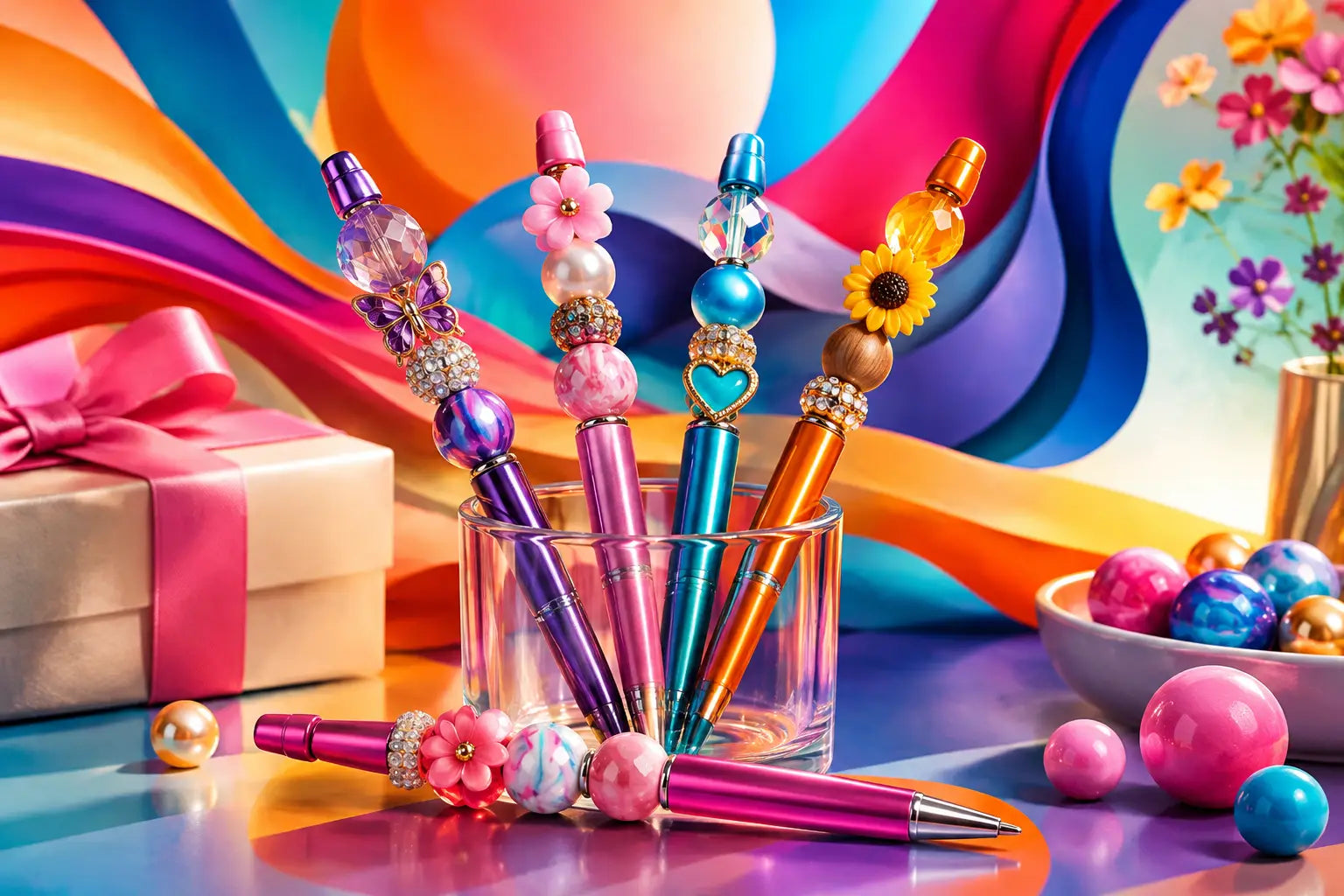 Beadable Pens for Custom Gifts and Sales