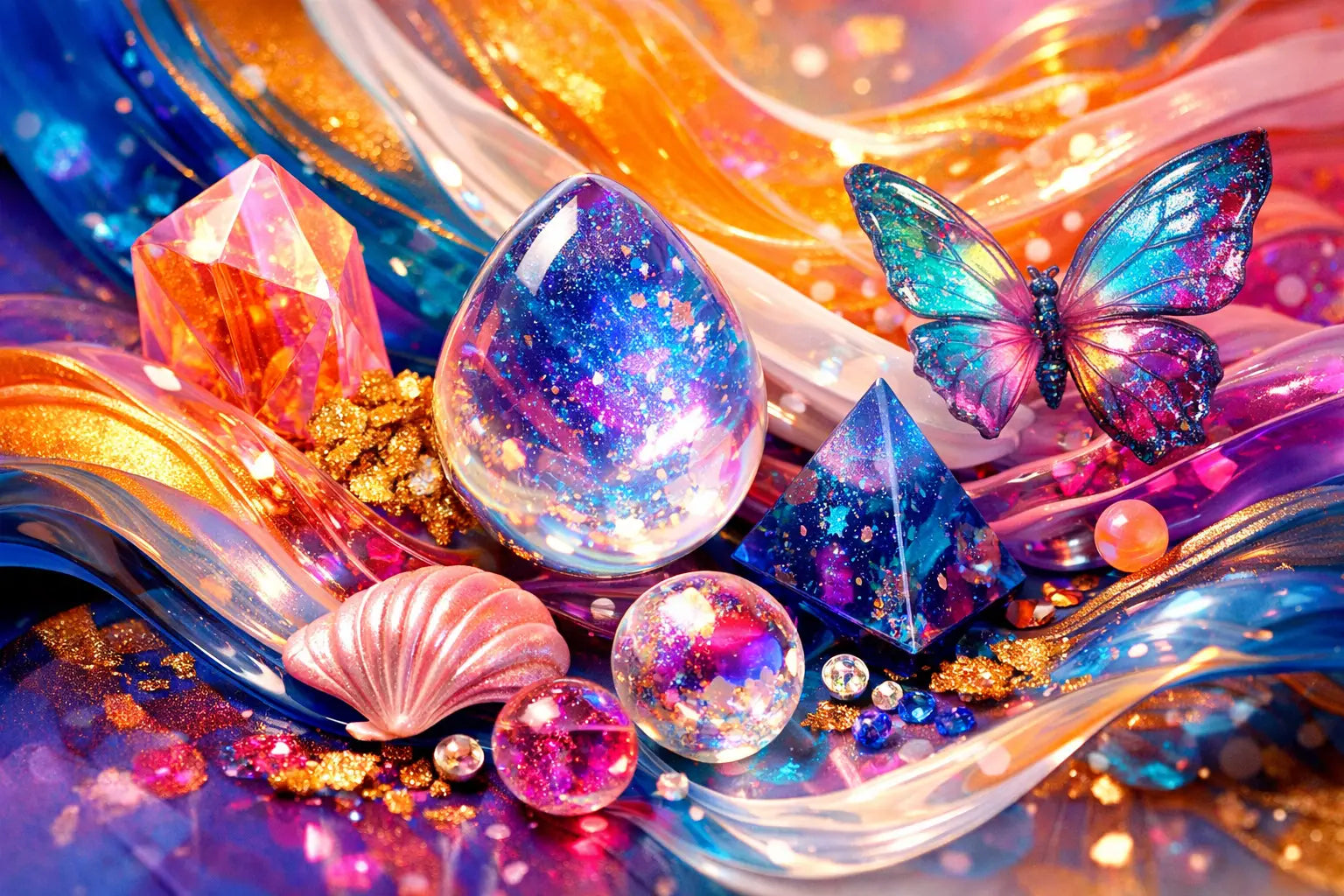 A Guide to Resin Embellishment Materials