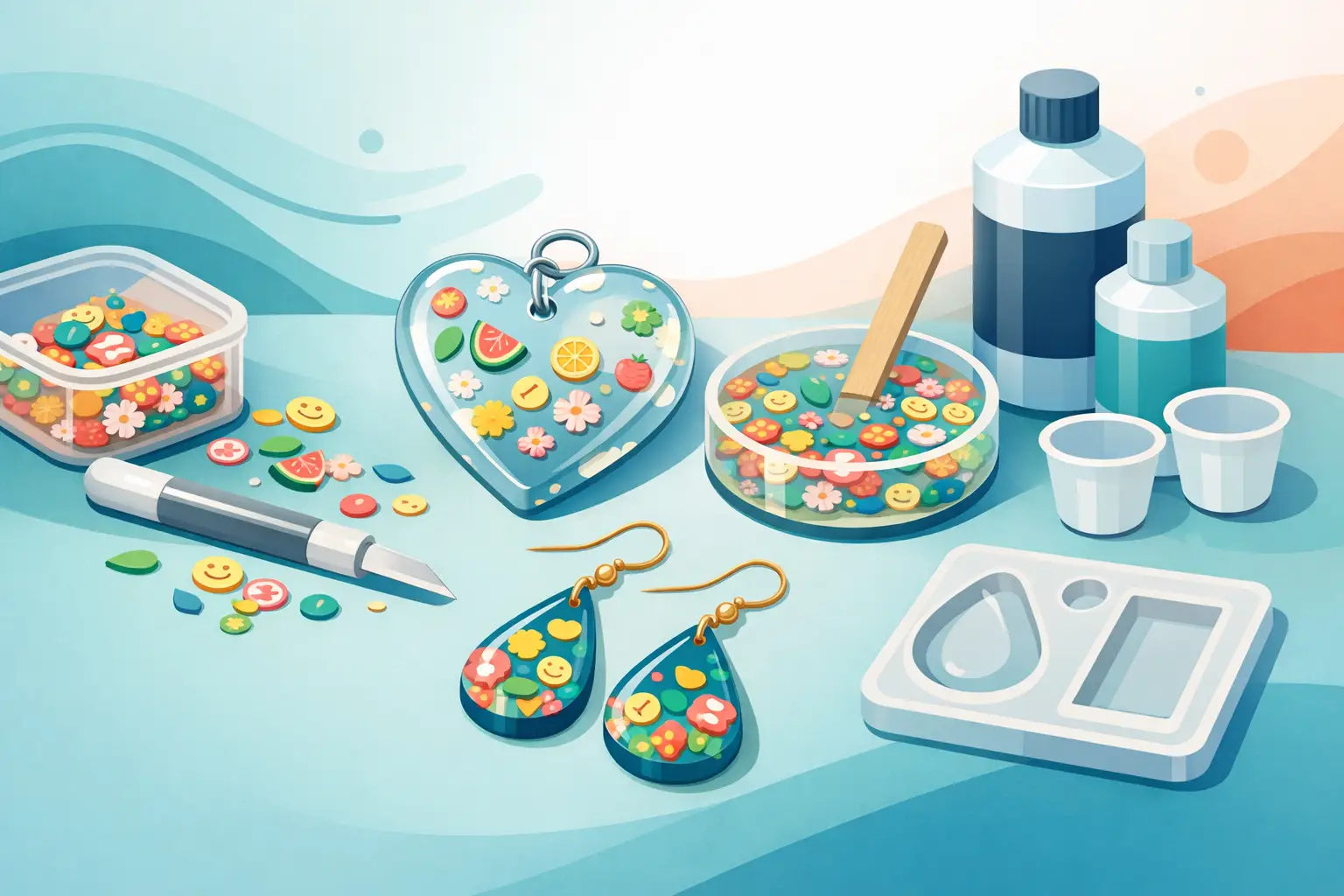 How to Use Fimo Slices in Resin and DIY