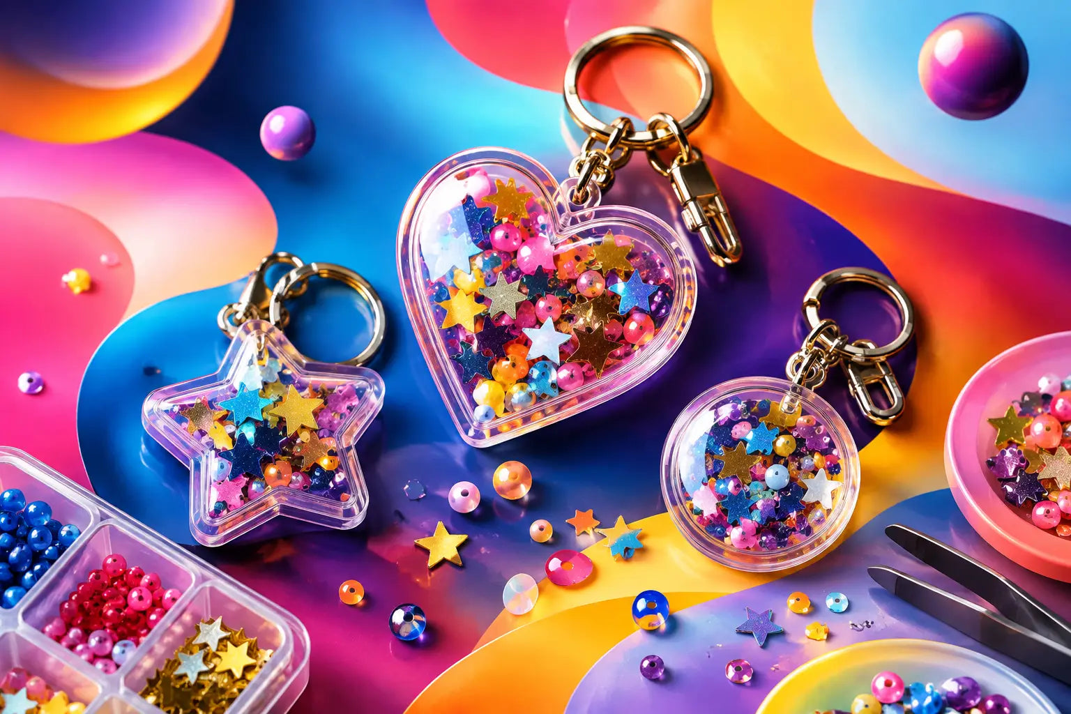 How to Assemble Shaker Keychains That Pop