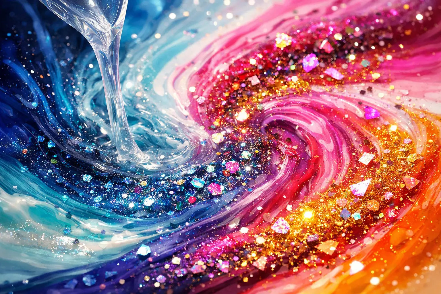 How to Mix Resin Glitter the Right Way