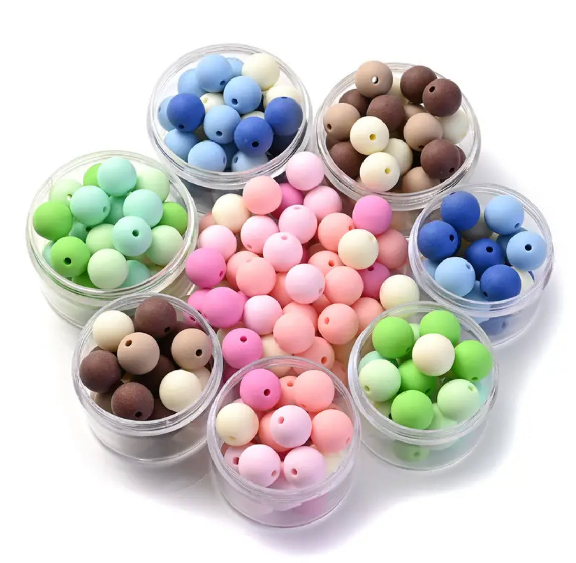 14mm Matte Beads Mix (Several Mixes) Secondary image