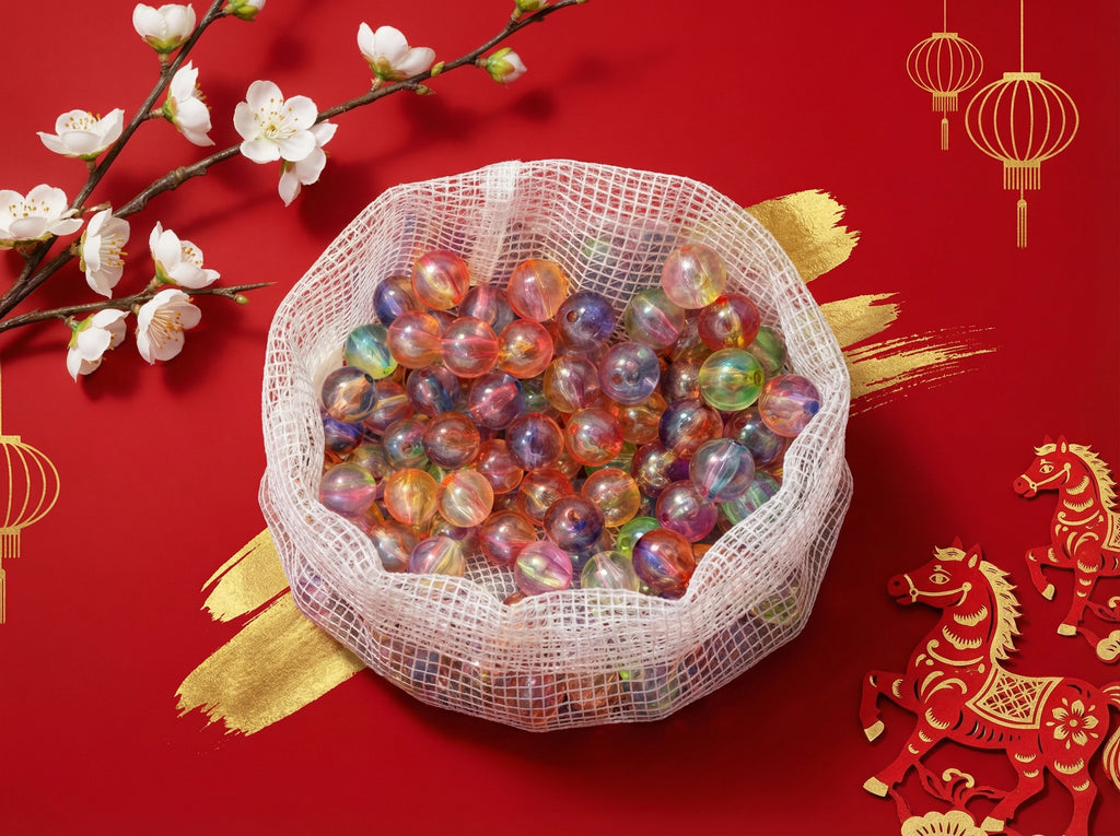 16mm Ombre Clear Beads Mix