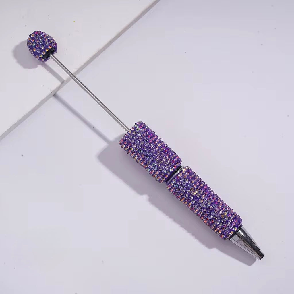Clear Shinny Rhinestone Clay  Beadable Pens