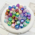 16mm Polygonal Cracked AB Bicolored Beads-B10