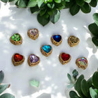 Rhinestone Metal Heart