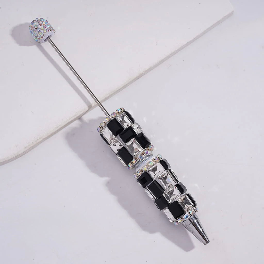 Rectangle Square Rhinestone Beadable Pens