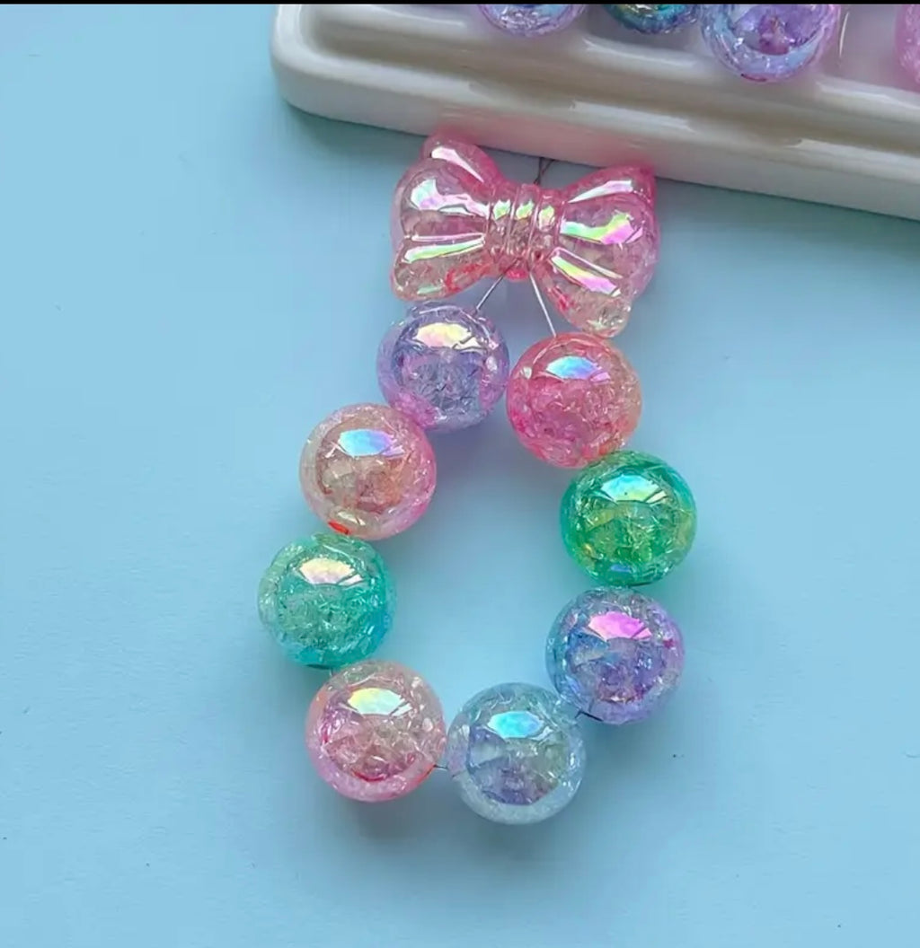 16mm Cracked Ombre Beads Mermaid Mix-🎡