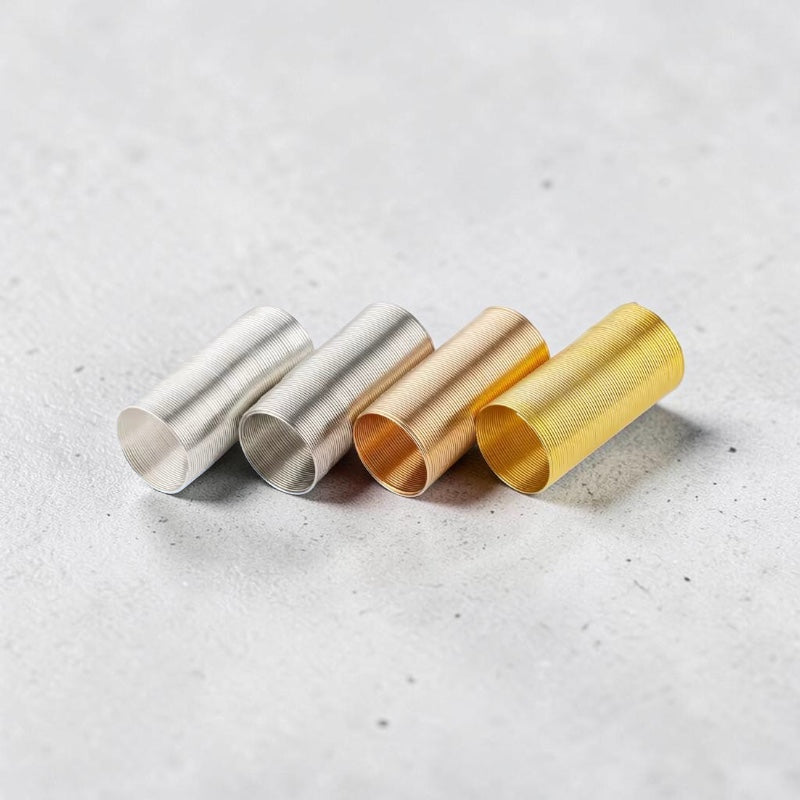 50-Memory Wire Mini Coil- for DIY Multi-Strand Rings, 2 Colors (5 pieces)
