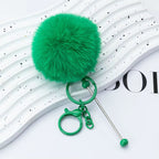 Beadable PomPom Keychain