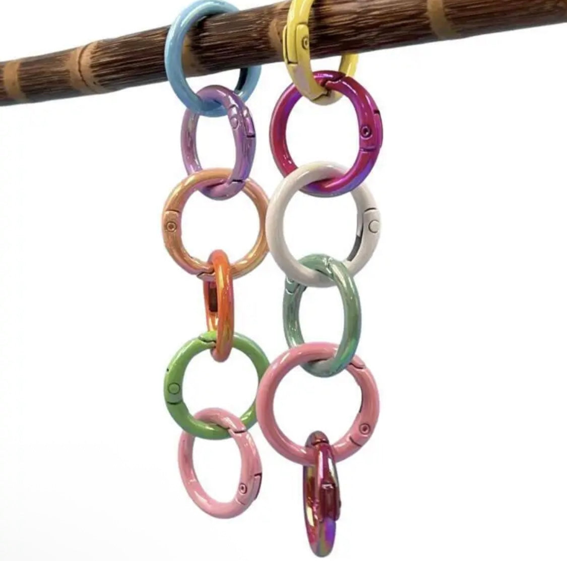 Metal Round Carabiner Keyring (25pcs) Secondary image