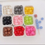 16mm Colored Painted Swirl Beads (Several Colors)