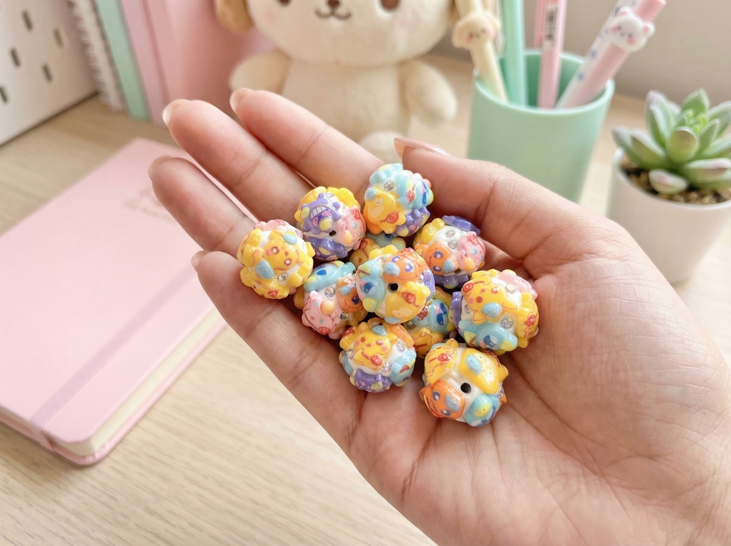 20mm Pokemon Fancy Bead (5pcs) Secondary image