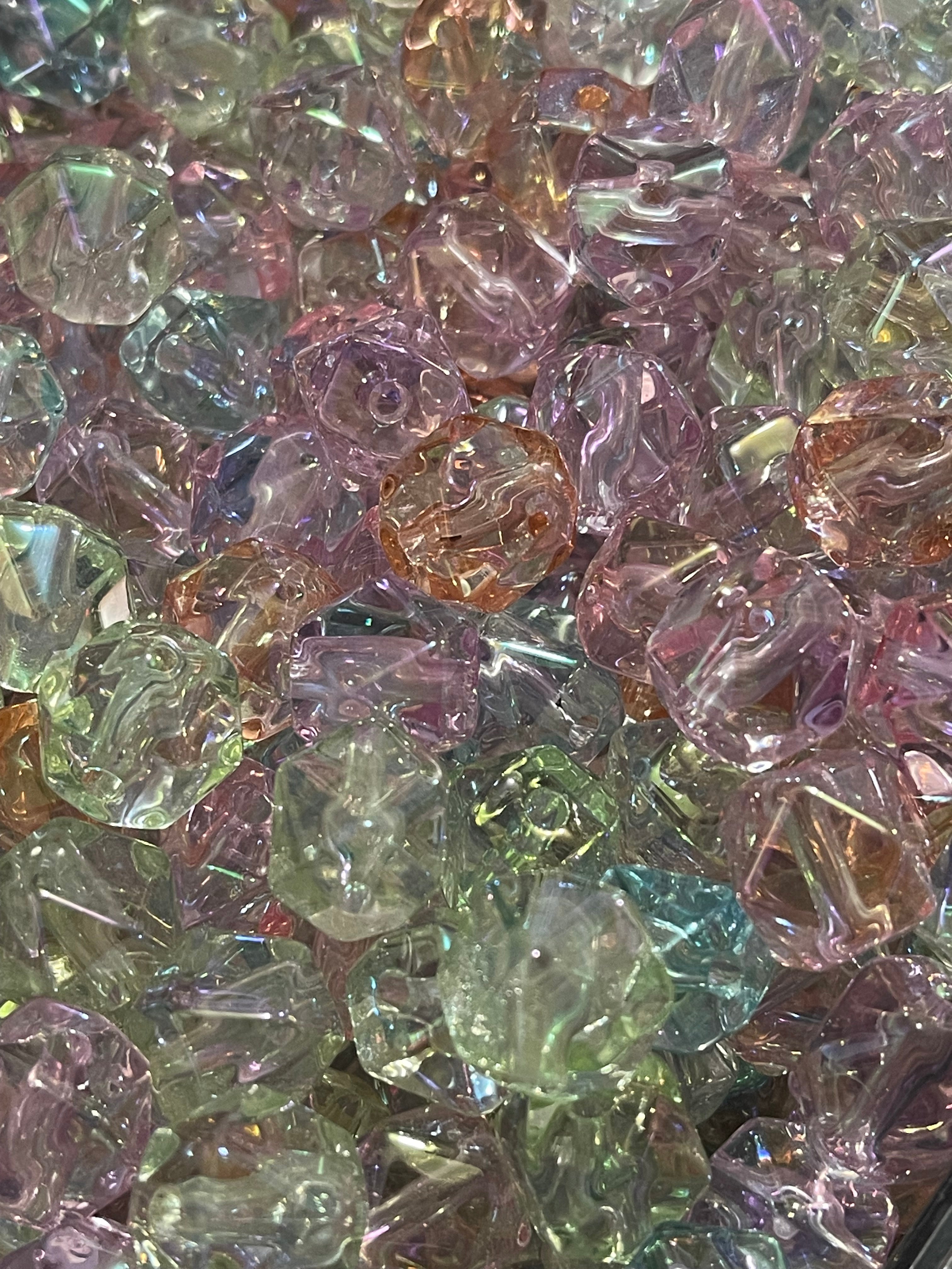 16mm Clear Hexagonal Cube Bead Mix-A10 Main image