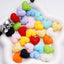 Matte Heart Beads Mix-X23