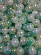 16mm Glossy Ombre Color Acrylic Beads With UV Finish (Mix & Single Colors)